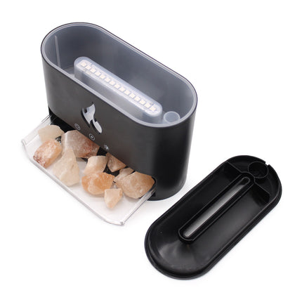 Blaze Aroma Diffuser – Himalayan Salt Chamber – USB-C Flame Effect (Salt Included)