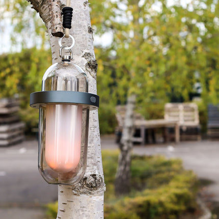 Outdoor Flame Effect Lamp – USB-C Rechargeable LED Lantern (Multi Colour)