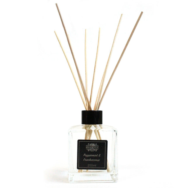 200ml Peppermint & Frankincense Essential Oil Reed Diffuser | Fresh & Grounding Home Fragrance