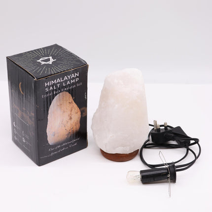Kristallen Himalayazoutlamp – Tafellamp van natuursteen 2–3 kg