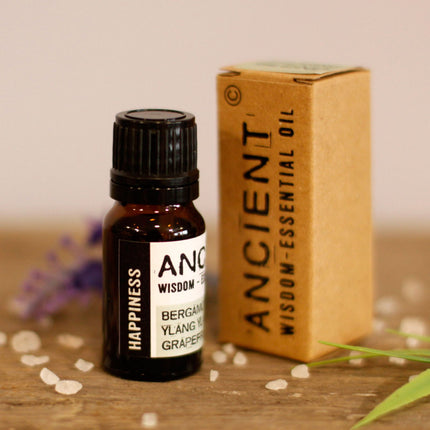 Happiness Essential Oil Blend 10ml | Uplifting Aromatherapy with Bergamot & Grapefruit