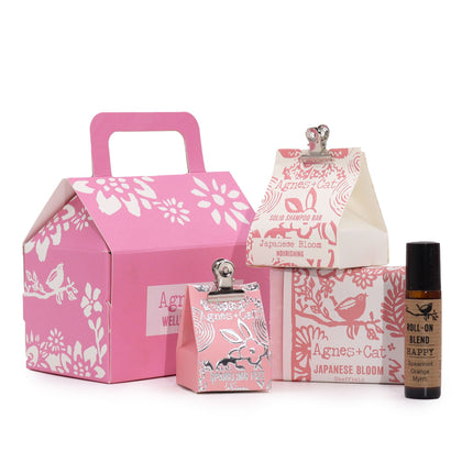 Coffret cadeau bien-être Agnes & Cat – Coffret soins personnels Bloom & Bliss