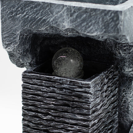 Grand Indoor Water Fountain – LED Crystal Ball Rock Water Feature