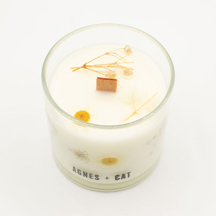 Agnes + Cat Botanical Soy Wax Candle – Windermere | Natural Soy Candle with Dried Botanicals