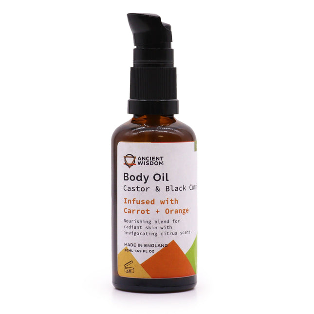 Organic Body Oil 50ml – Carrot & Orange