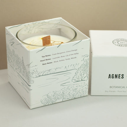 Agnes + Cat Botanical Soy Wax Candle – Windermere | Natural Soy Candle with Dried Botanicals