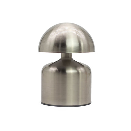 Touch tafellamp paddenstoel zilver – USB-C oplaadbare LED-lamp