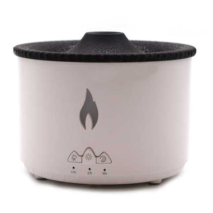 Medium Volcano Effect Aroma Diffuser 360ml – 3D Flame Humidifier with Remote