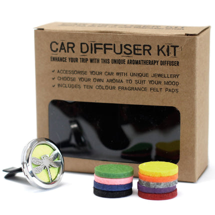 Aromatherapie autodiffuser – Diffuser voor het ventilatierooster met libellenolie