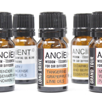 Focus & Drive Car Aromatherapy Oil 10ml – Alertness Diffuser Blend