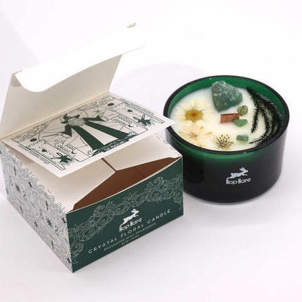 Hop Hare Crystal Magic Flower Candle – De Tovenaar | Jade & Betoverde Munt