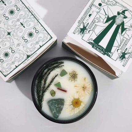 Hop Hare Crystal Magic Flower Candle – De Tovenaar | Jade & Betoverde Munt