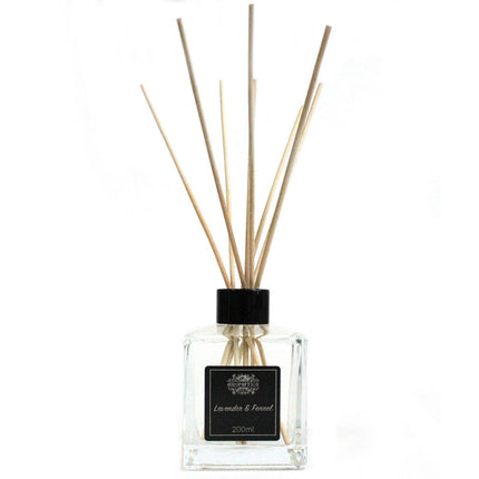 200ml Lavender & Fennel Essential Oil Reed Diffuser – Calm & Balance Aromatherapy