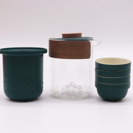 Reisset met theepotten – Four Friends theeset (reisverpakking)
