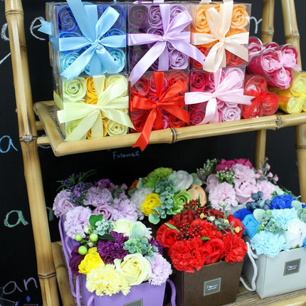 Zeepbloemenboeket – Cadeauset voor in bad met lentebloemen