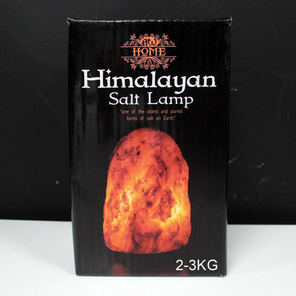 Lampe de sel naturel de l'Himalaya – Lampe de table en pierre cristalline 2–3 kg