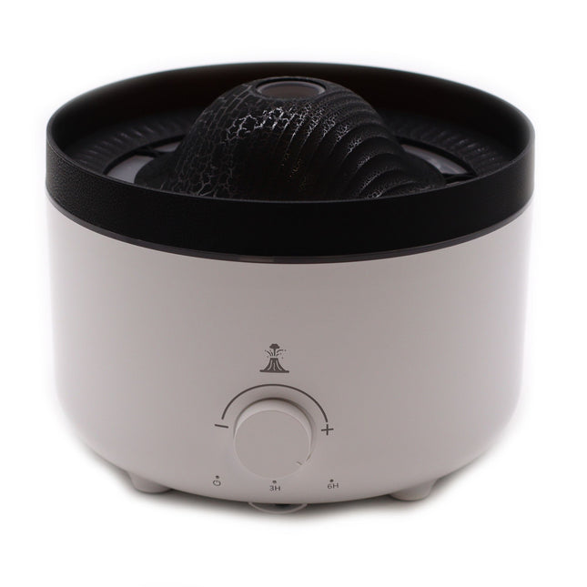 Large Volcano Effect Aroma Diffuser 560ml – 3D Flame Humidifier with Remote